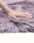 EVERAU® Single Color Long Wool Rugs 105cm
